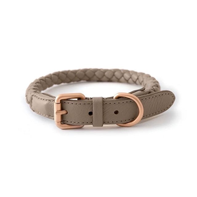 Dogs and Cats Boutique 12 Fog grey / L High-end Large Dog Collar Sturdy Netflix Ke Foundation Hair Pet (To Get Done)