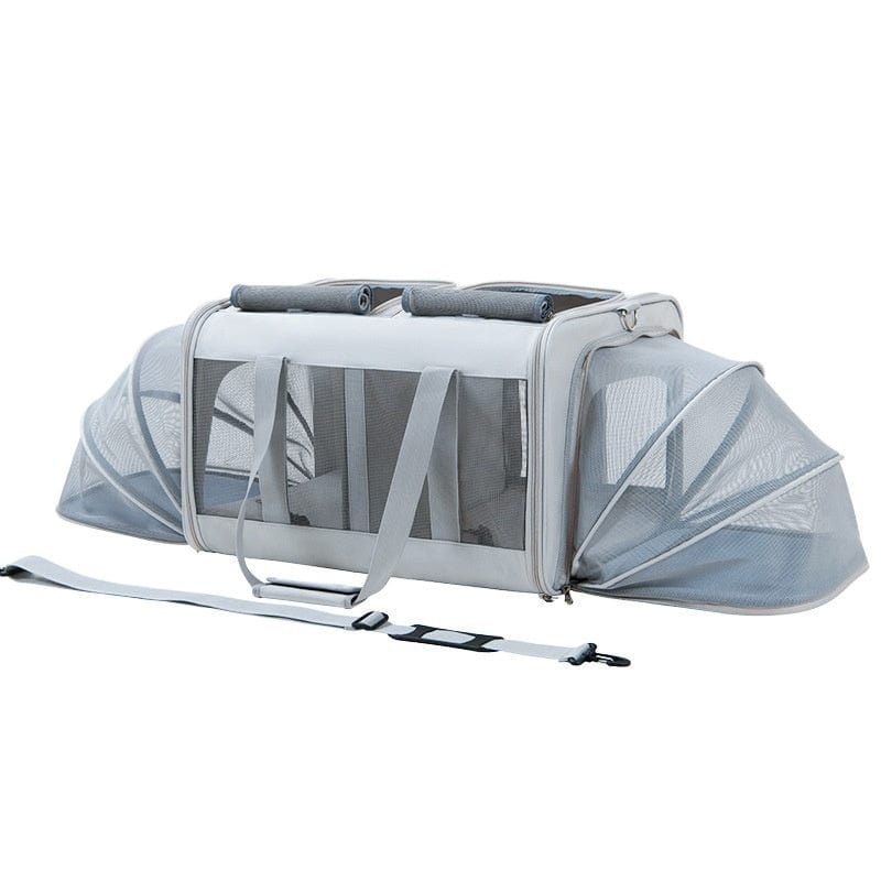 Dogs and Cats Boutique 13 Light Gray Expansion / Free Size Pet Car Breathable Dog Tent (To Get Done)
