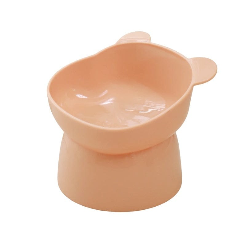 Dogs and Cats Boutique 14 High Foot Oblique Neck Protection Pet Bowl (To Get Done)