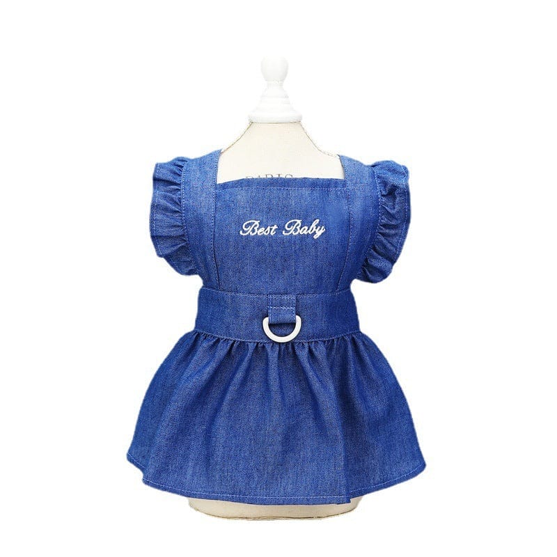 Dogs and Cats Boutique 3 Denim Dog Dress Harness