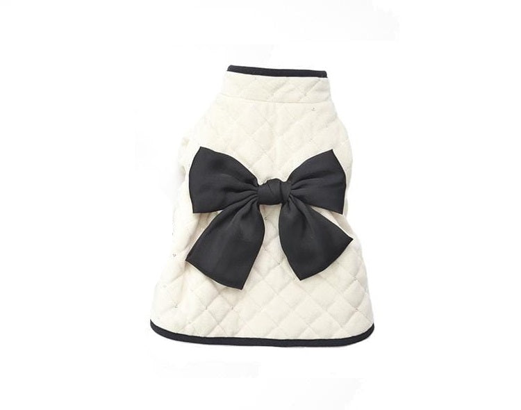 Beauty Bow Dog Winter Coat