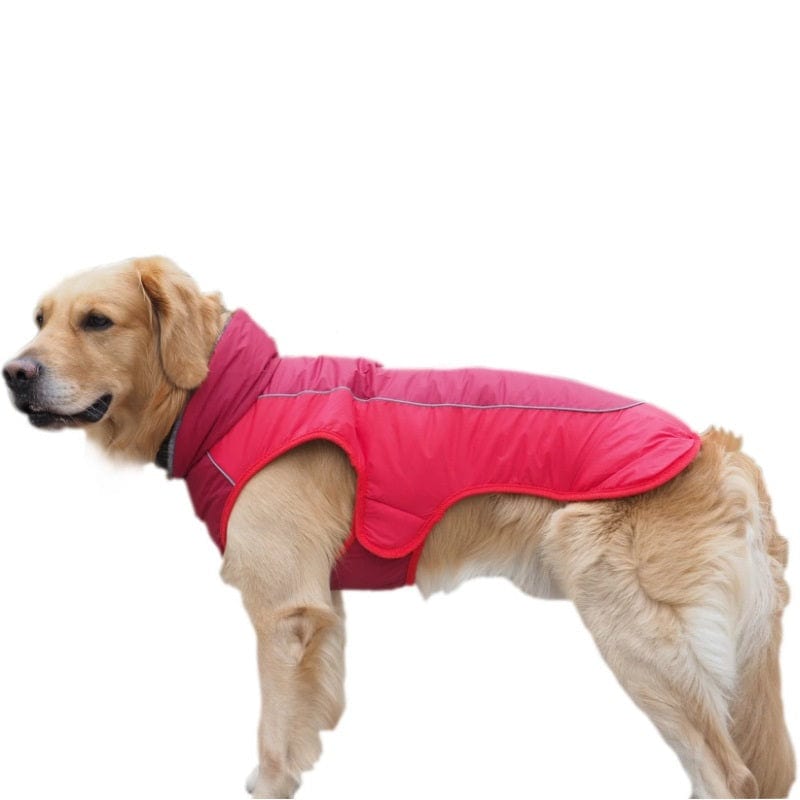 Dogs and Cats Boutique 5 Red / XS Thick Padded Reflective Dog Coat