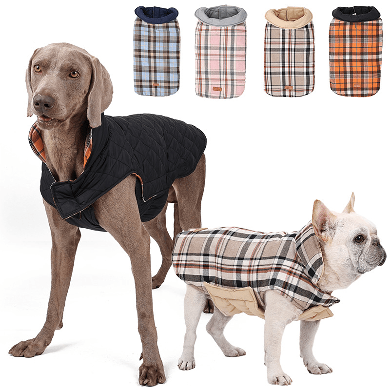 Dogs and Cats Boutique 5 Waterproof Warm Fashion Double-sided Dog Clothes (To Get Done)