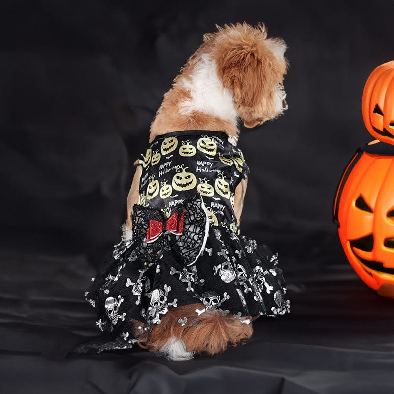 Dogs and Cats Boutique 6 Black / L Dog Halloween Dress