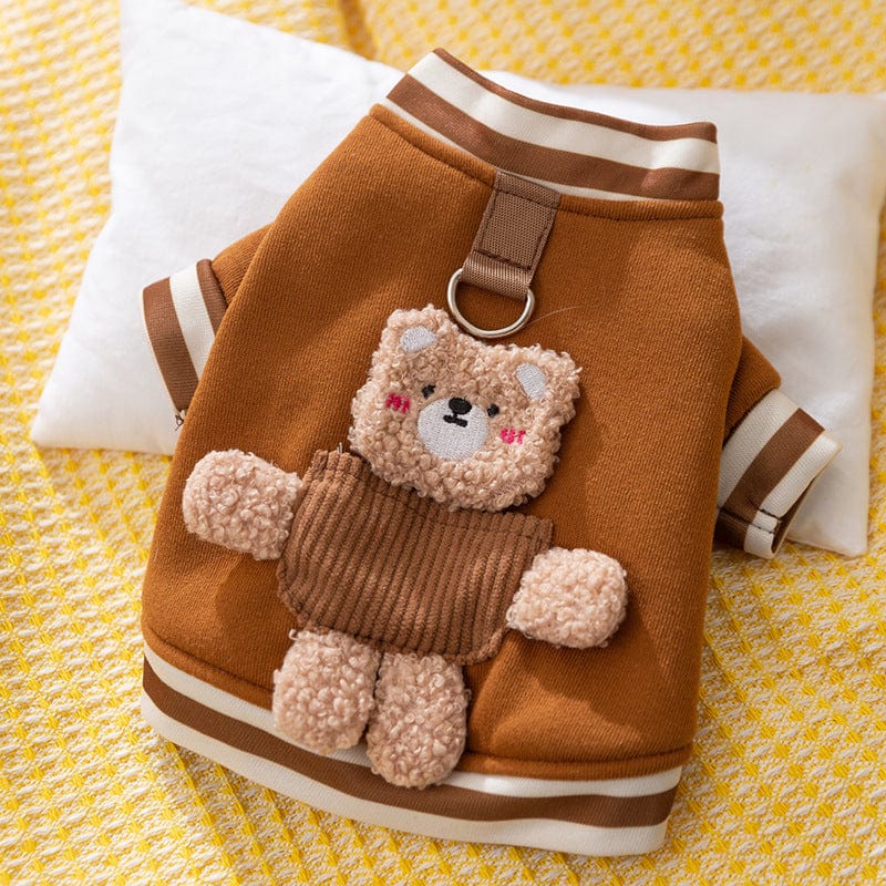 Dogs and Cats Boutique 6 Brown / XS Pet Clothes Autumn And Winter Warm Dog (To Get Done)