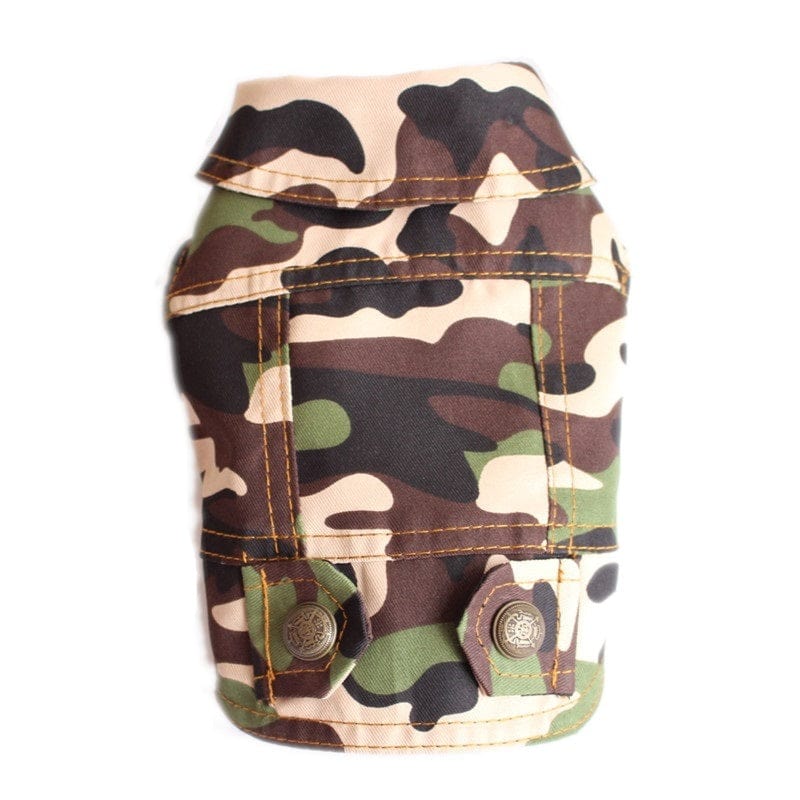 Dogs and Cats Boutique 6 Camouflage / XS Pet Clothes Autumn And Winter Camouflage Vest (To Get Done)