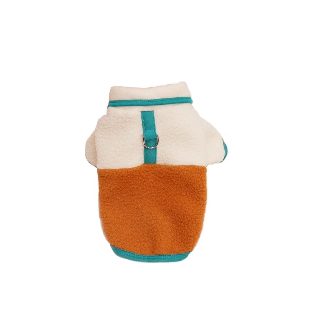 Dogs and Cats Boutique 6 Caramel Color / S Pet Autumn Winter Berber Fleece Thickened Sweatshirt Clothes (To Get Done)