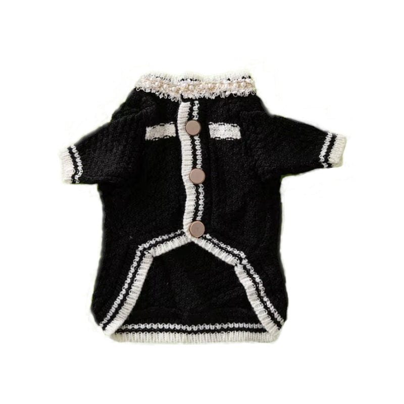 Dogs and Cats Boutique 6 Korean Style Puppy Clothes Pearl Collar Sweater (To Get Done)