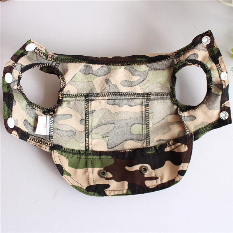 Dogs and Cats Boutique 6 Pet Clothes Autumn And Winter Camouflage Vest (To Get Done)