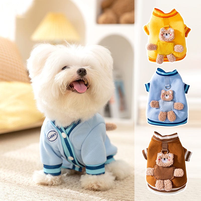 Dogs and Cats Boutique 6 Pet Clothes Autumn And Winter Warm Dog (To Get Done)