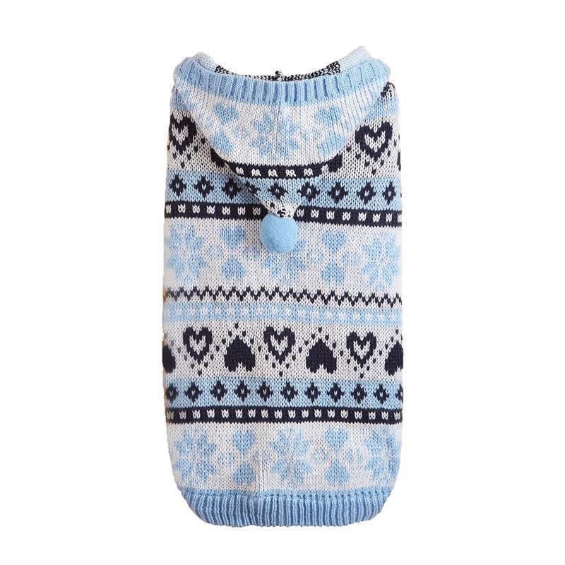 Dogs and Cats Boutique 6 Pet Clothes Snowflake Love Striped Camouflage Knitted Warm Bardo Bichon VIP Dog Sweater (To Get Done)