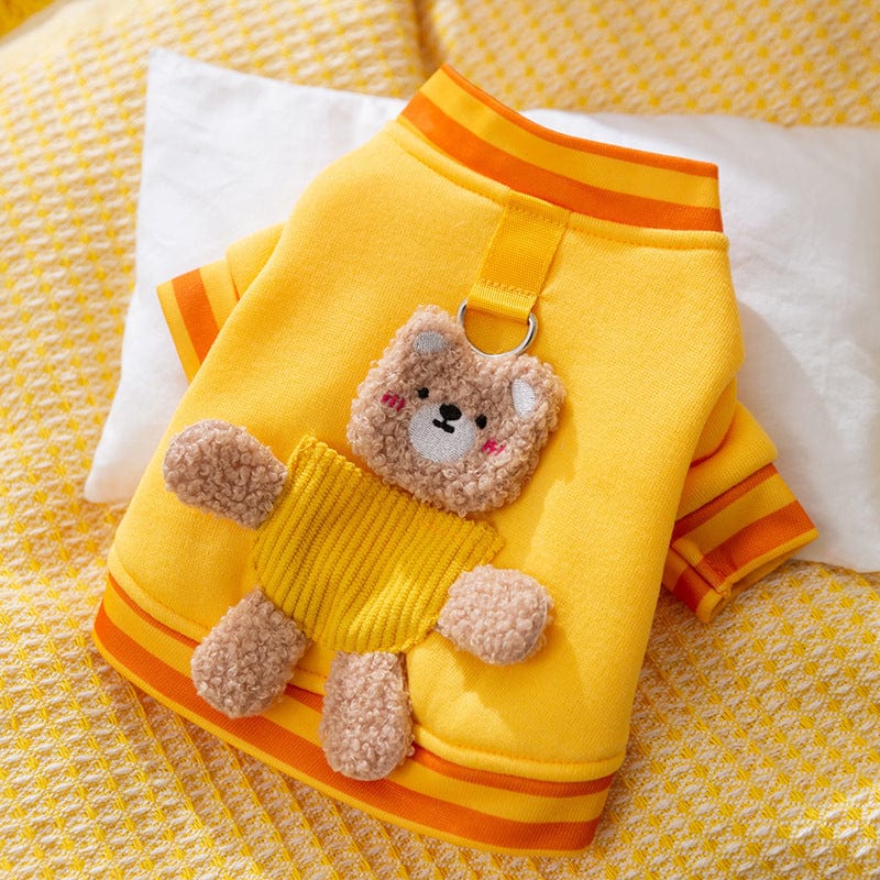 Dogs and Cats Boutique 6 Yellow / XS Pet Clothes Autumn And Winter Warm Dog (To Get Done)