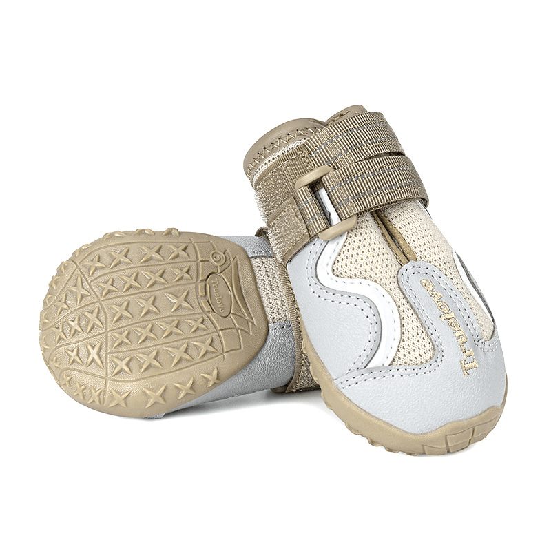 Dogs and Cats Boutique 7 Gray Beige / 1 Dog Shoes Breathable Anti-dirty (To Get Done)