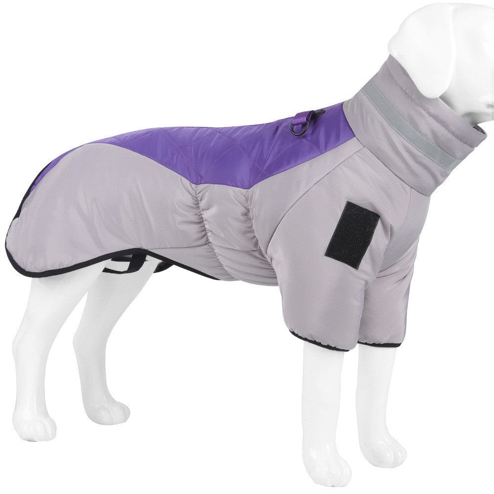 Dogs and Cats Boutique fall-winter-coats Grey purple / 2XL Reflective Dog Winter Jacket