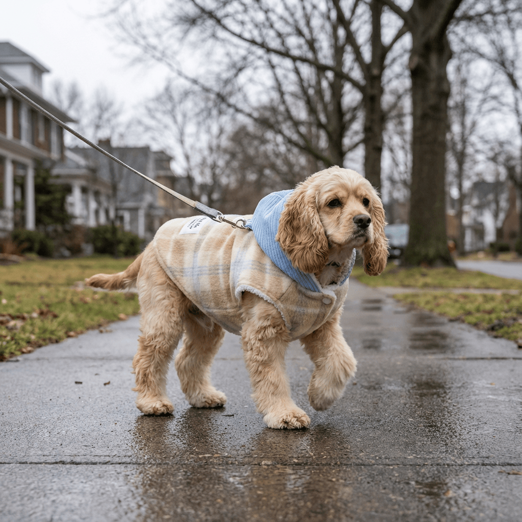 Dogs and Cats Boutique fall-winter-sweaters Checkered Hooded Pet Vest