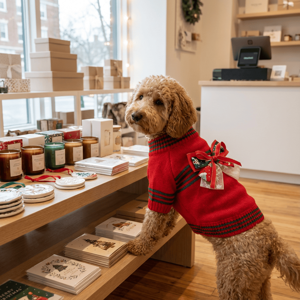 Dogs and Cats Boutique fall-winter-sweaters JollyPaws Christmas Sweater