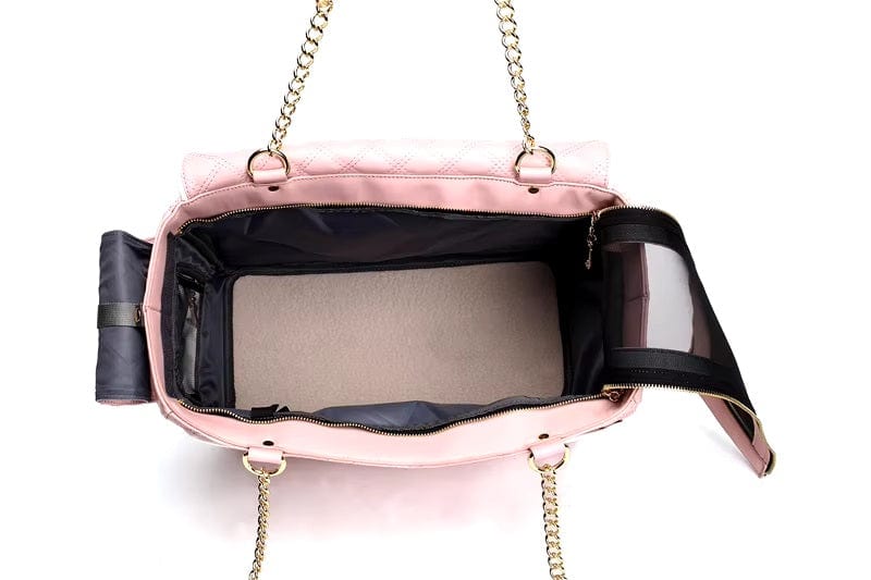 Dogs and Cats Boutique pet-bags Chic Leather Pet Carrier
