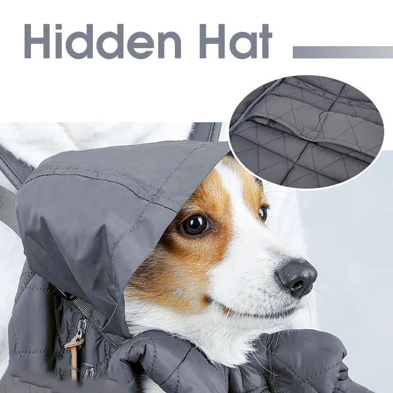 Dogs and Cats Boutique pet-bags SnugglePack Pet Backpack Carrier with Hidden Hood