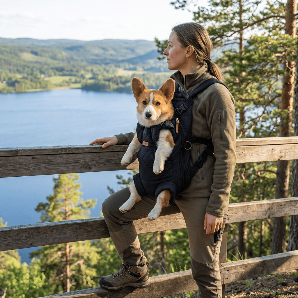 Dogs and Cats Boutique pet-bags SnugglePack Pet Backpack Carrier with Hidden Hood