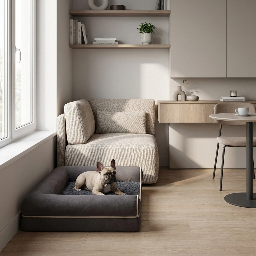 Plush Orthopedic Pet Bed Lounge