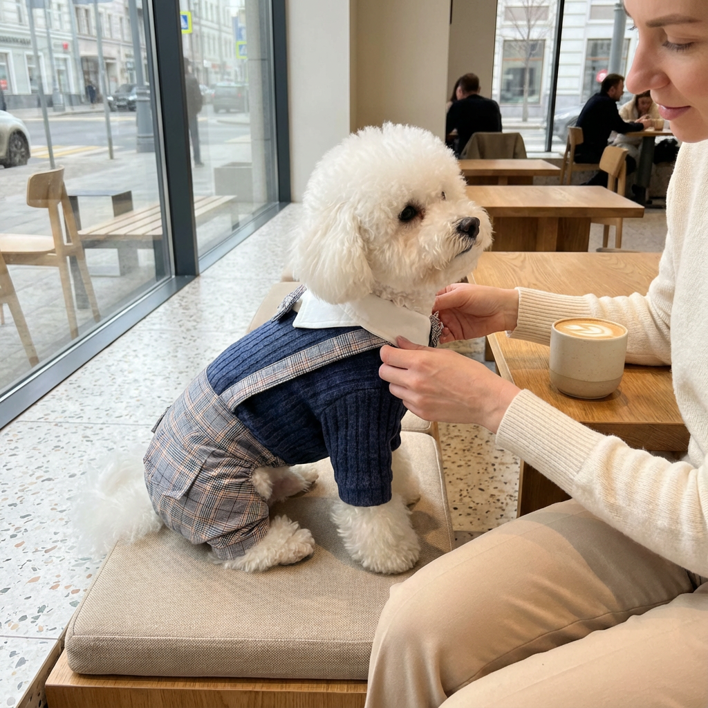 CozyPaws Knitted Dog Jumpsuit