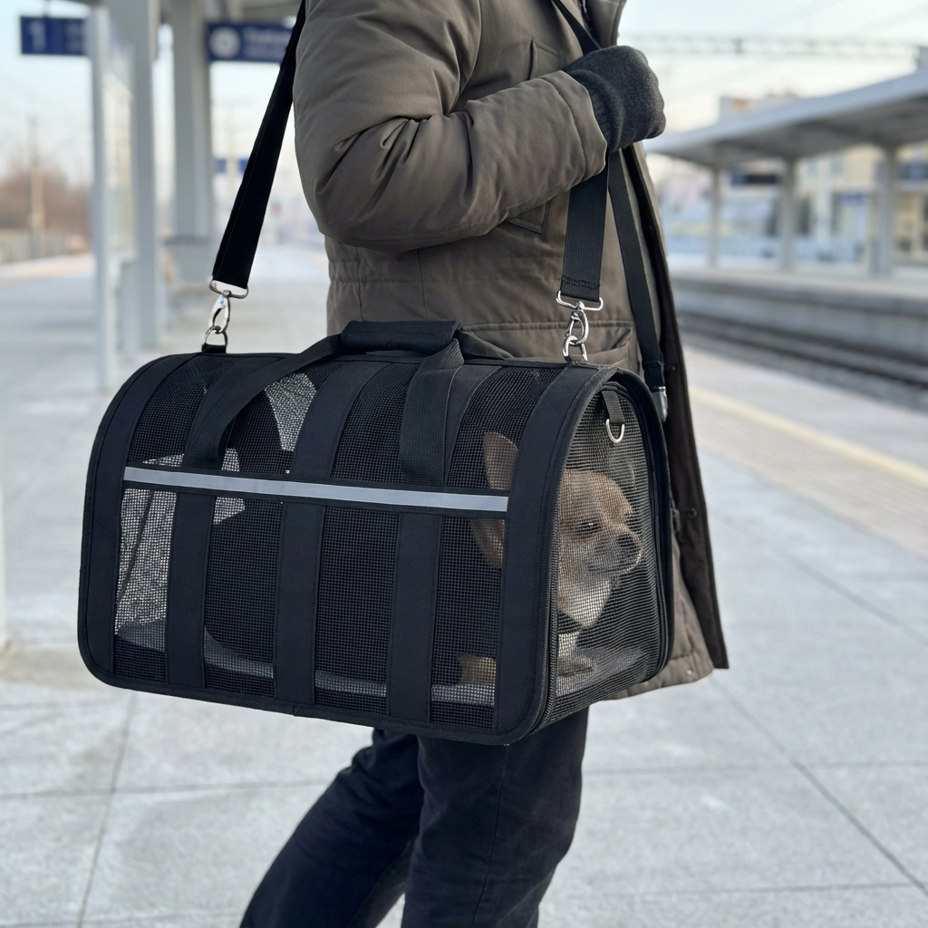 Portable Crossbody Pet Carrier