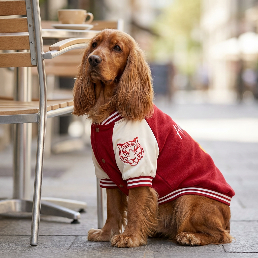 Number 8 Sporty Dog Hoodie