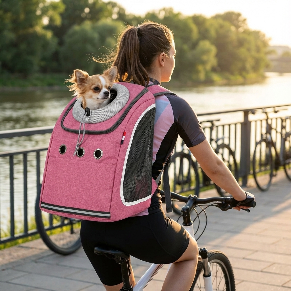 LuxeFold Pet Carrier Bag