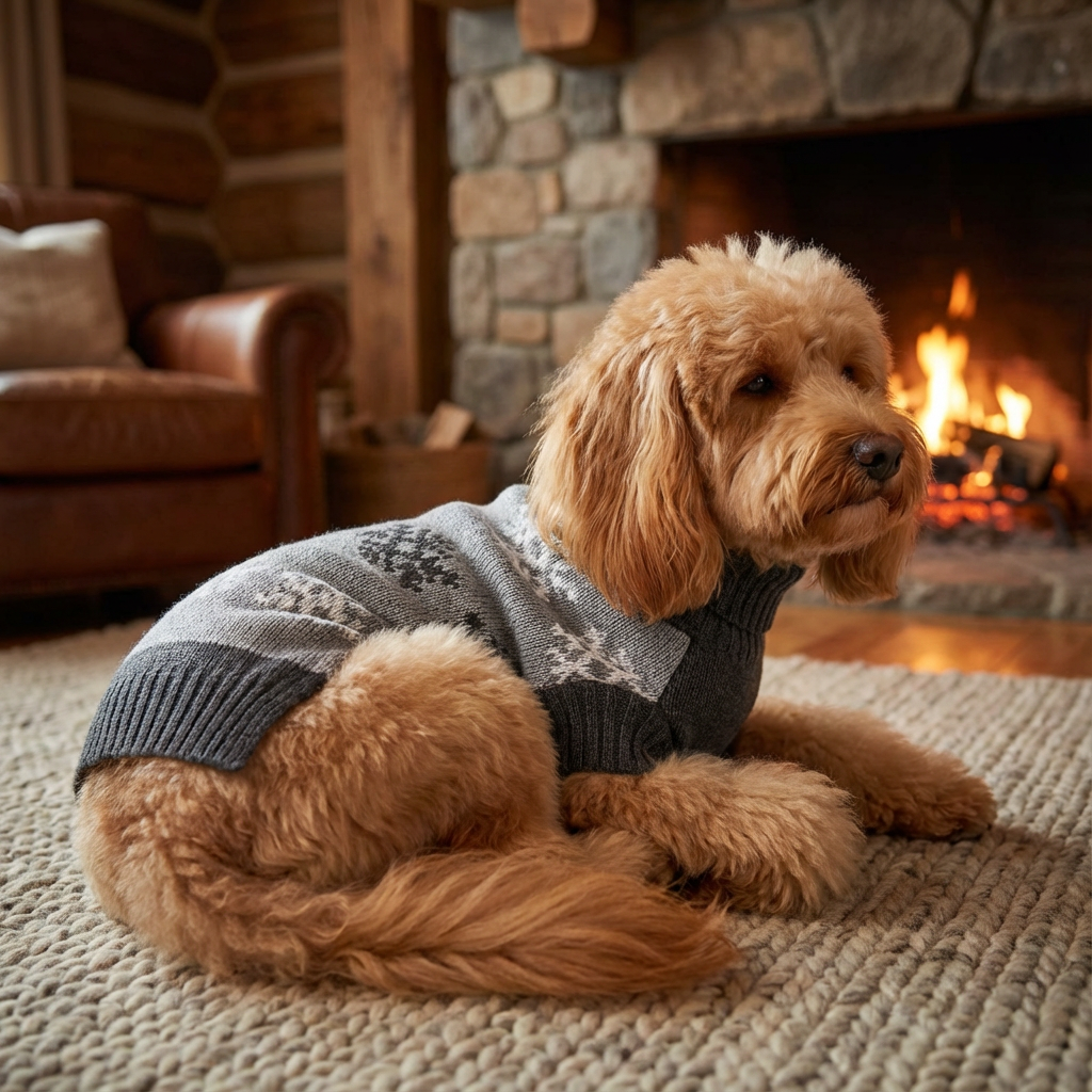 Frosty Paws Dog Sweater