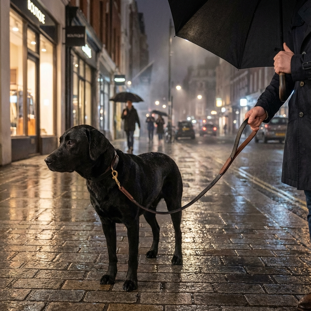 Genuine Leather Dog Leash - Strong & Durable