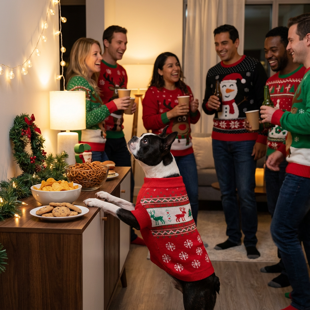 Festive Comfort Pet Sweater