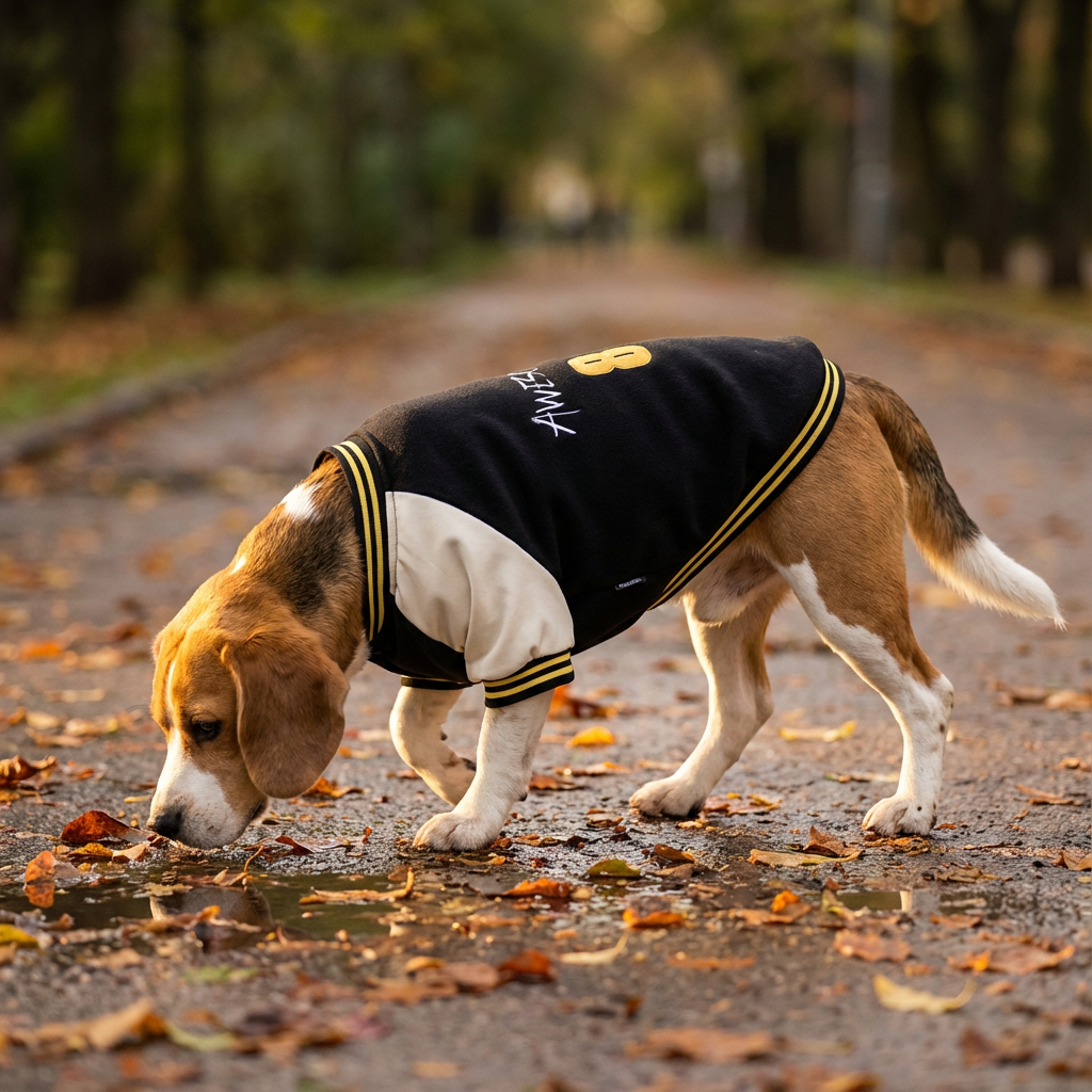 Number 8 Sporty Dog Hoodie