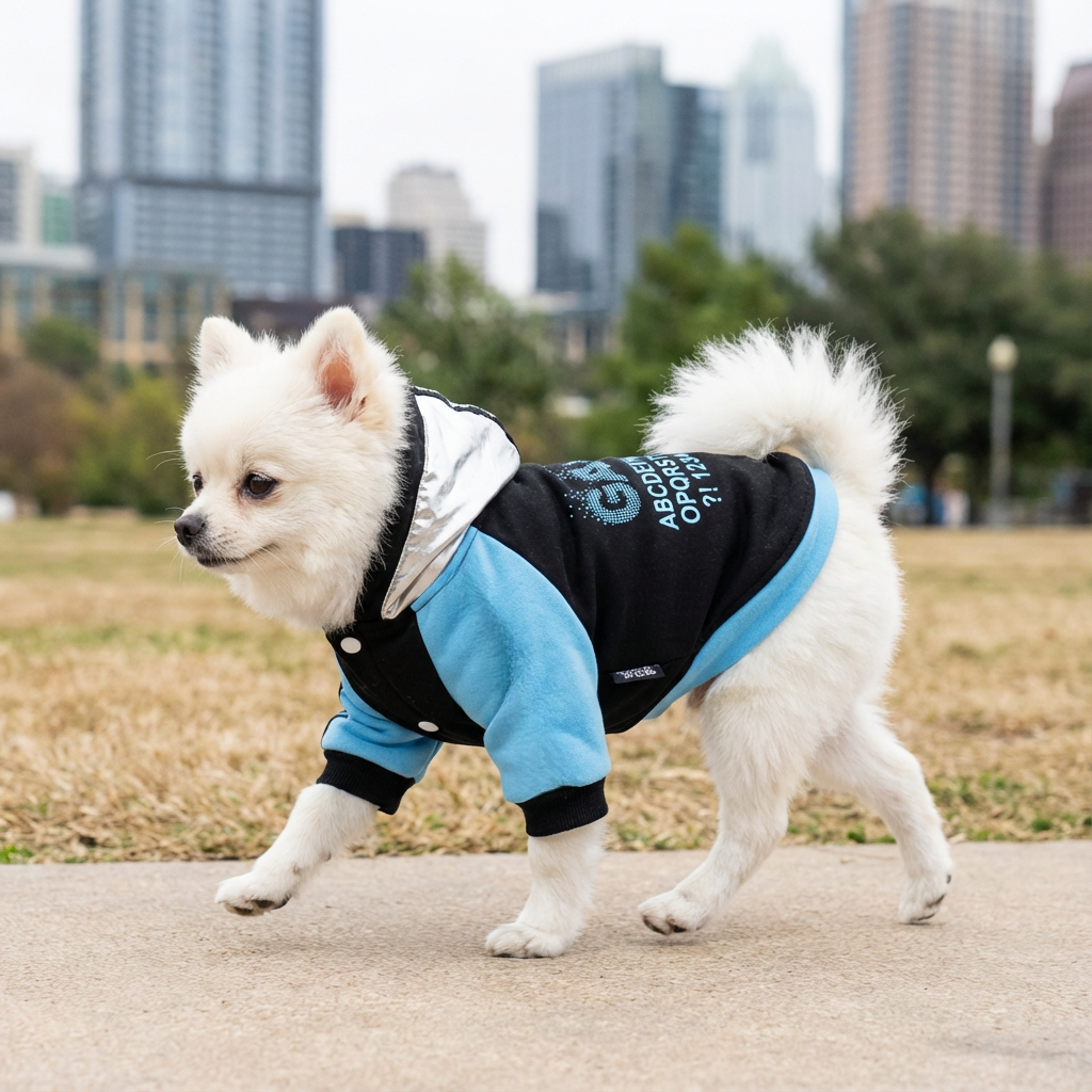 Numbers Game Dog Hooded Sweater