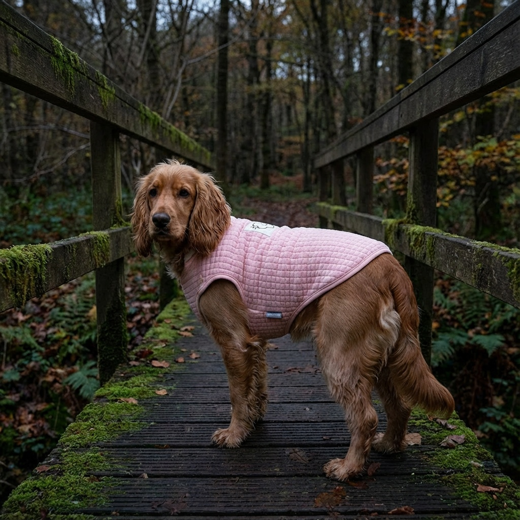 Always Cloudy Velvet Dog Vest Sweater