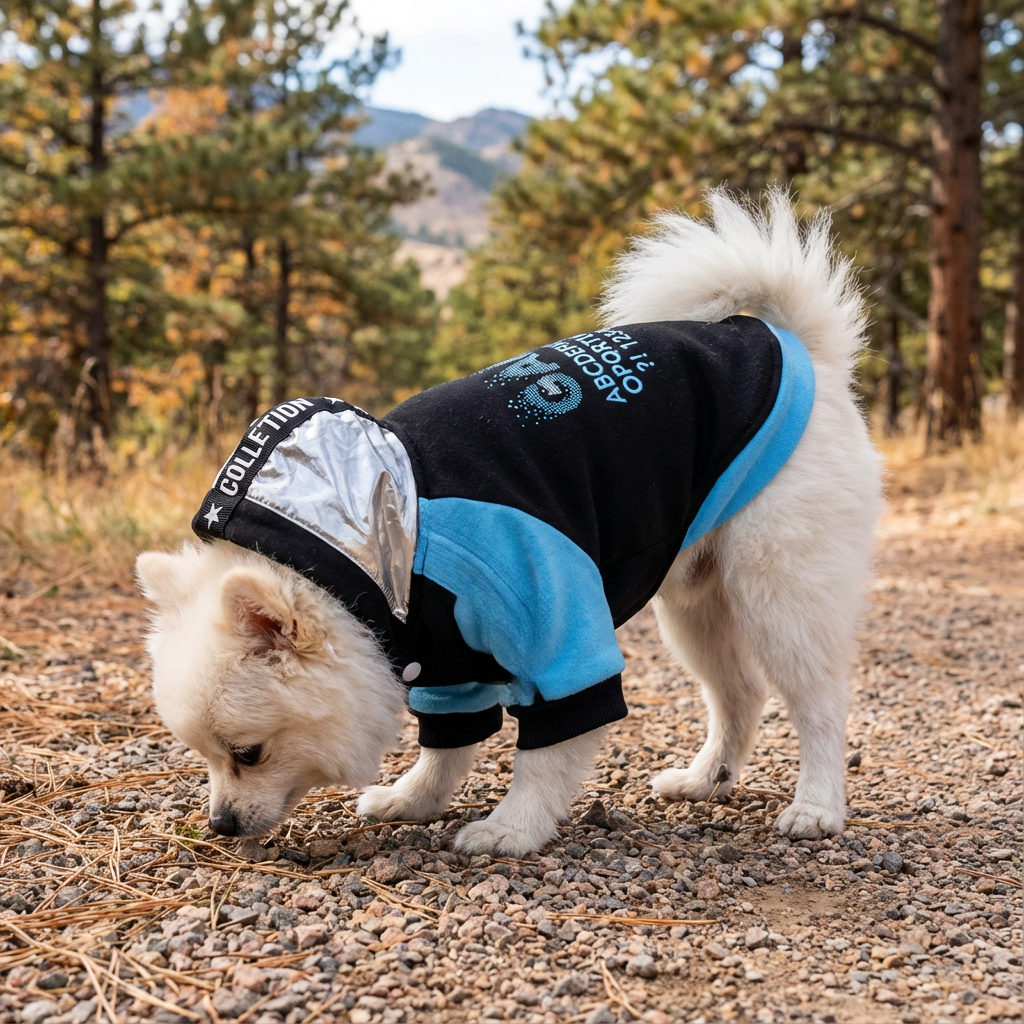 Numbers Game Dog Hooded Sweater