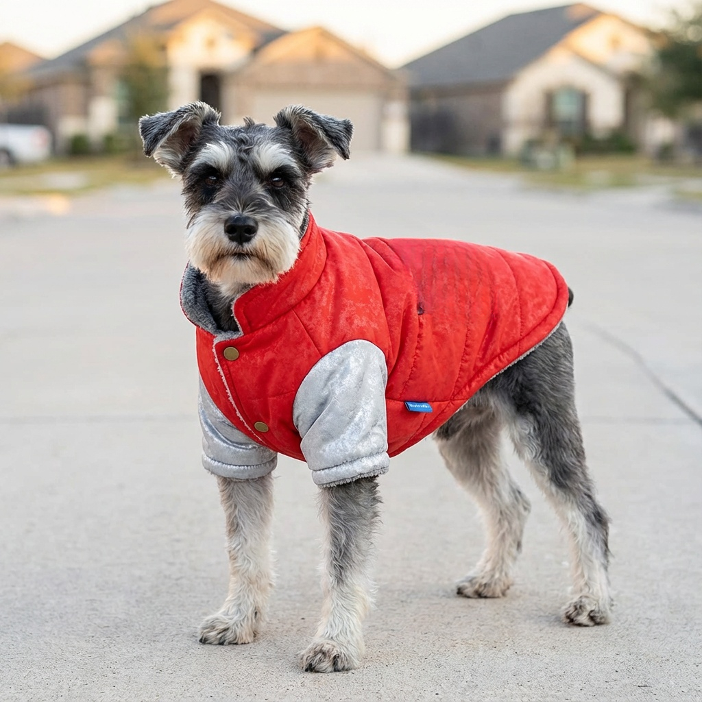 Chest Pocket Windproof Dog Coat