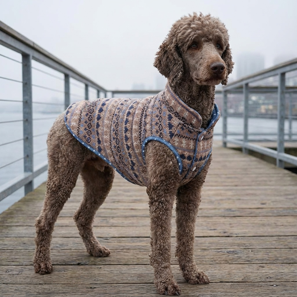 Double-Sided Casual Polka-dot Knitted Dog Vest