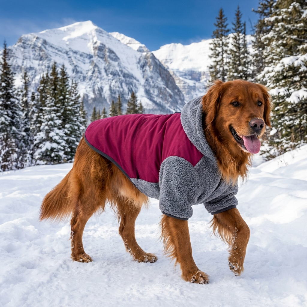 Detachable Double-sided Dog Winter Coat