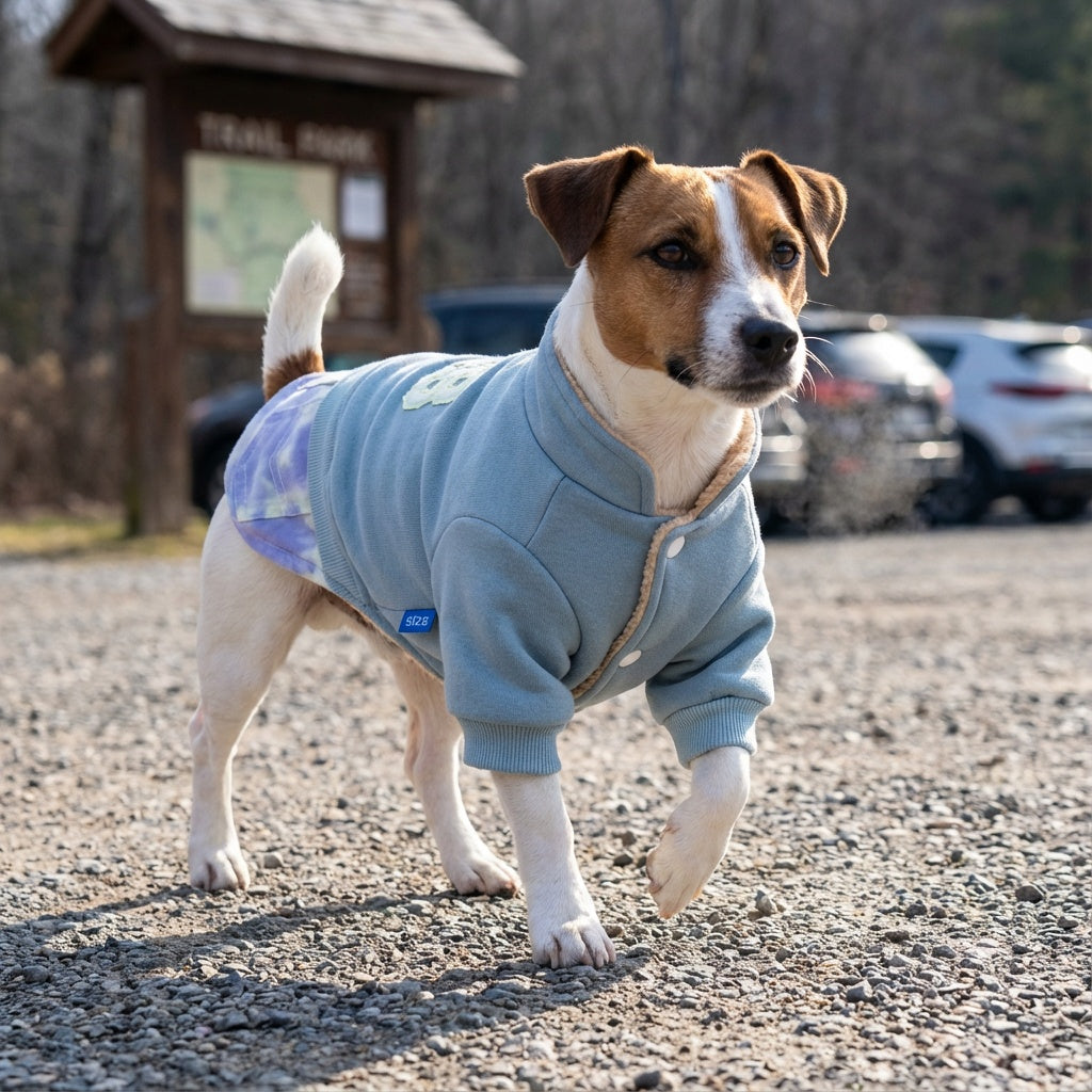 Number 28 Button Up Winter Dog Sweater