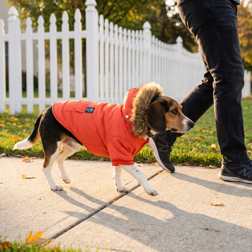 Big Bad Woof Hooded Winter Dog Coat