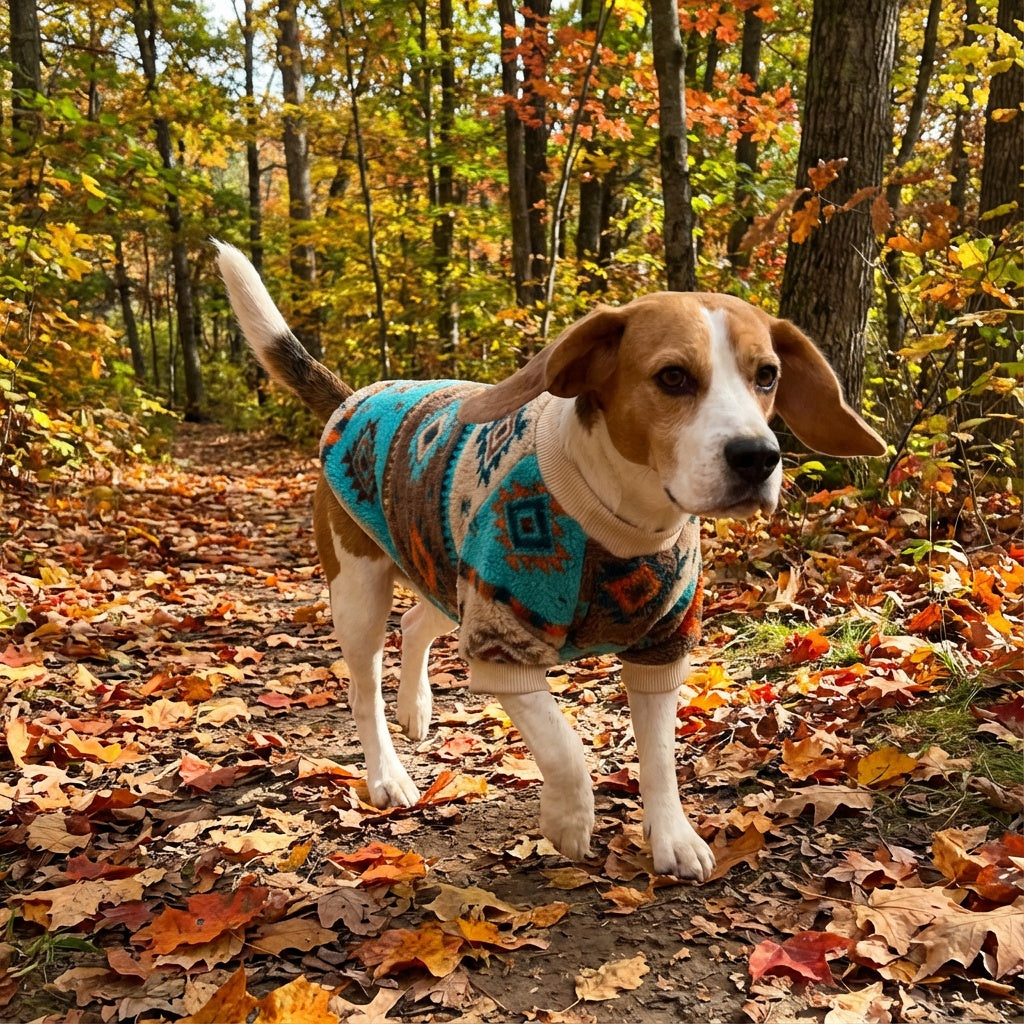Aztec Print Dog Sweater