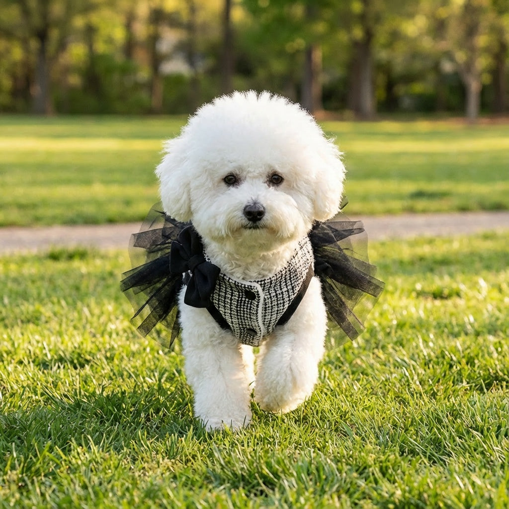 Number 5 Double Bow Tutu Dress