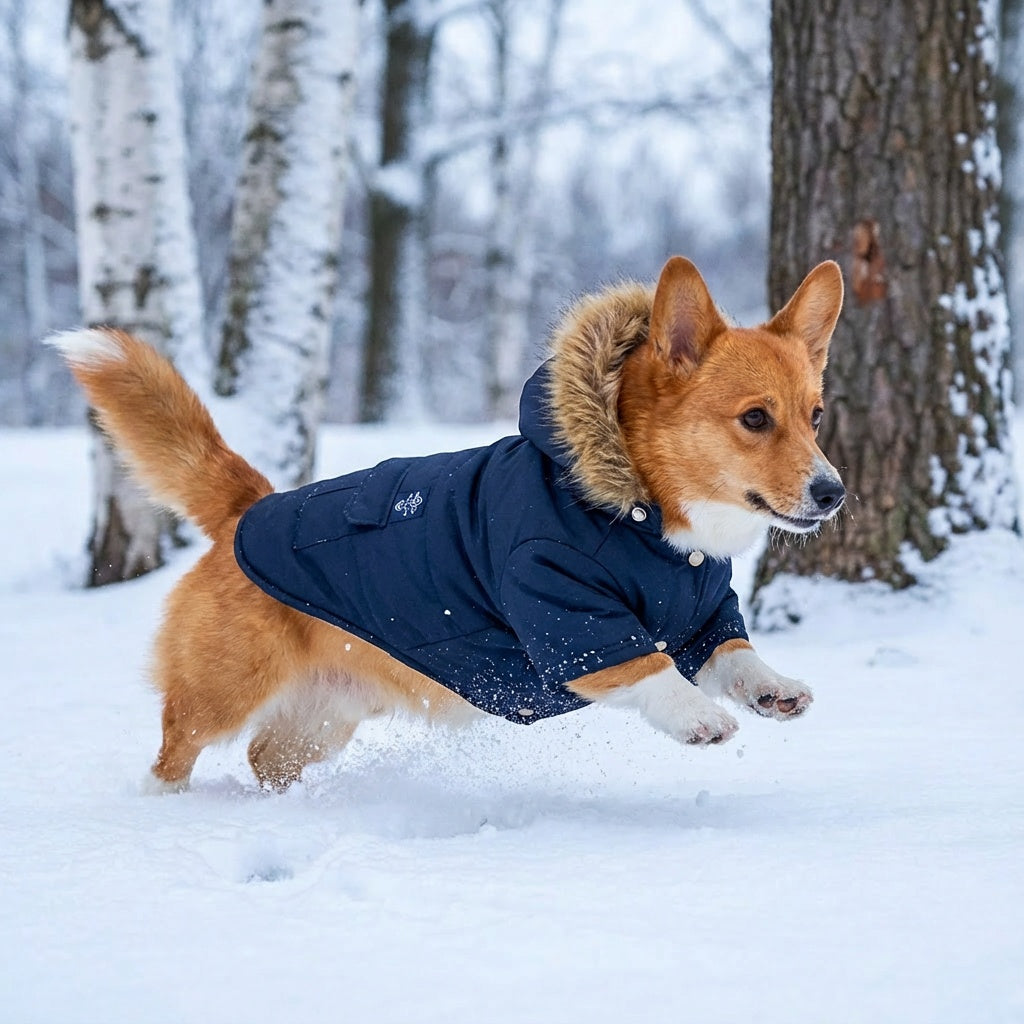 Big Bad Woof Hooded Winter Dog Coat