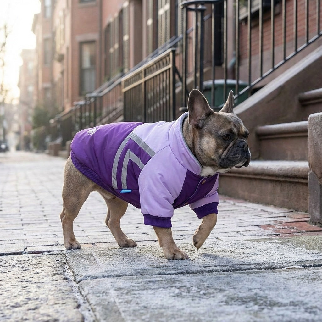 Puppy Reflective Strip Winter Dog Coat