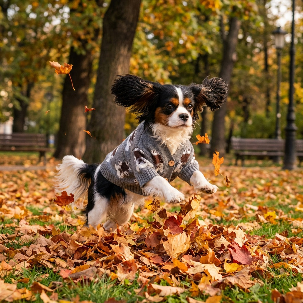 Bear Print Pet Sweater