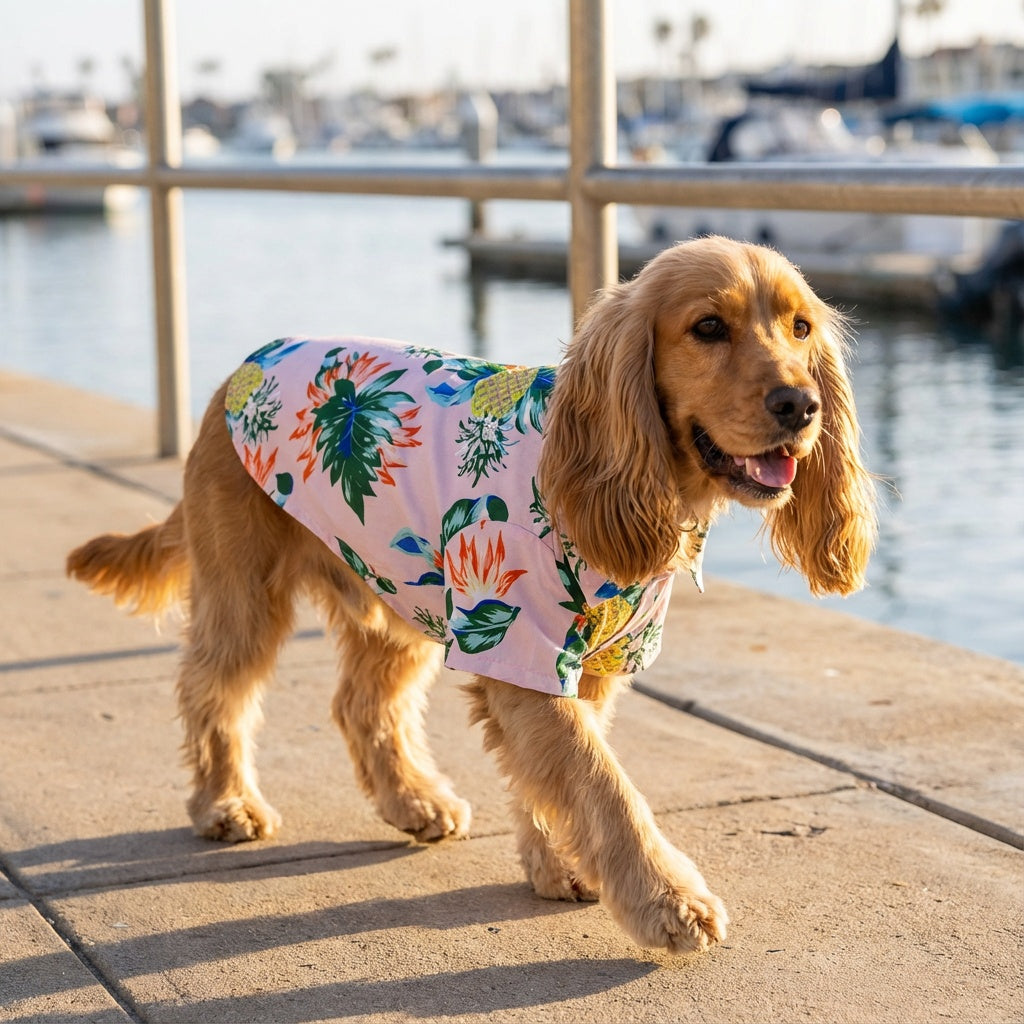 Tropical Hawaiian Pet Shirt