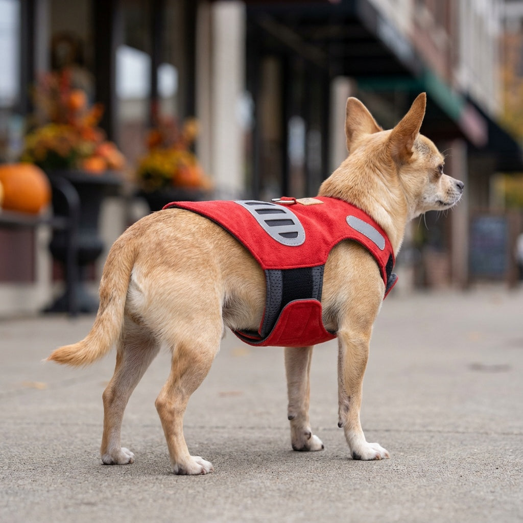 Soft Suede Harness Traction Rope