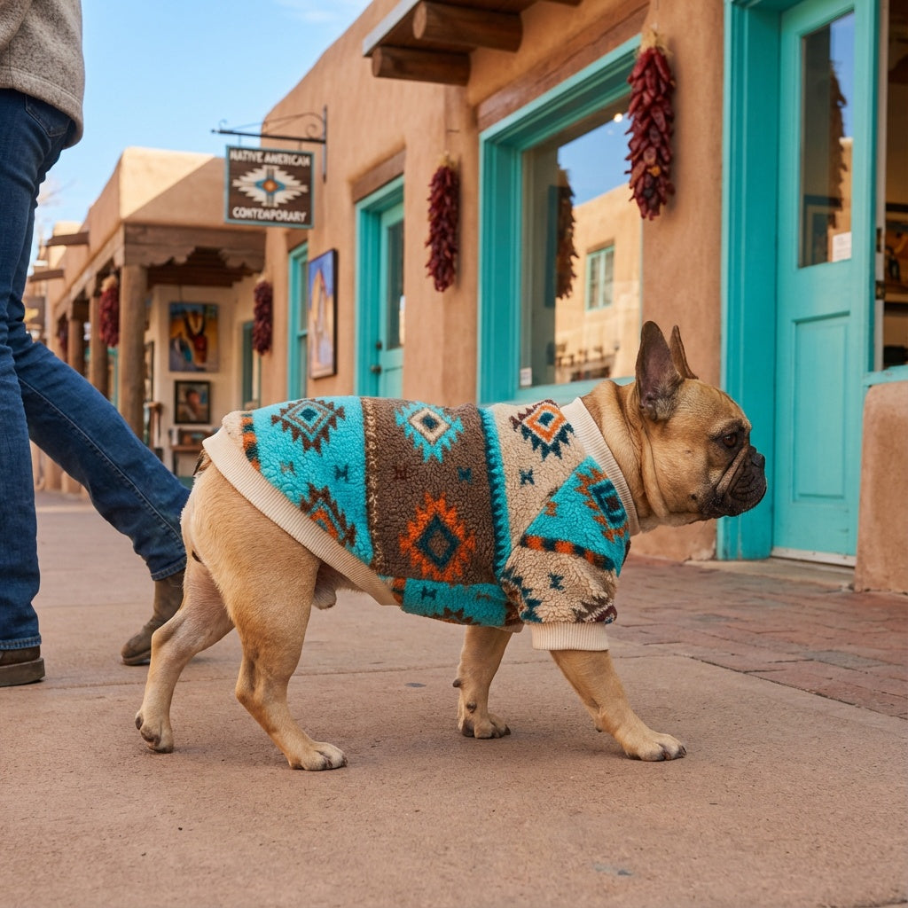 Aztec Print Dog Sweater