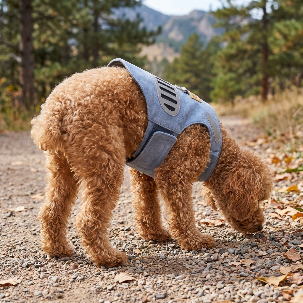 Soft Suede Harness Traction Rope