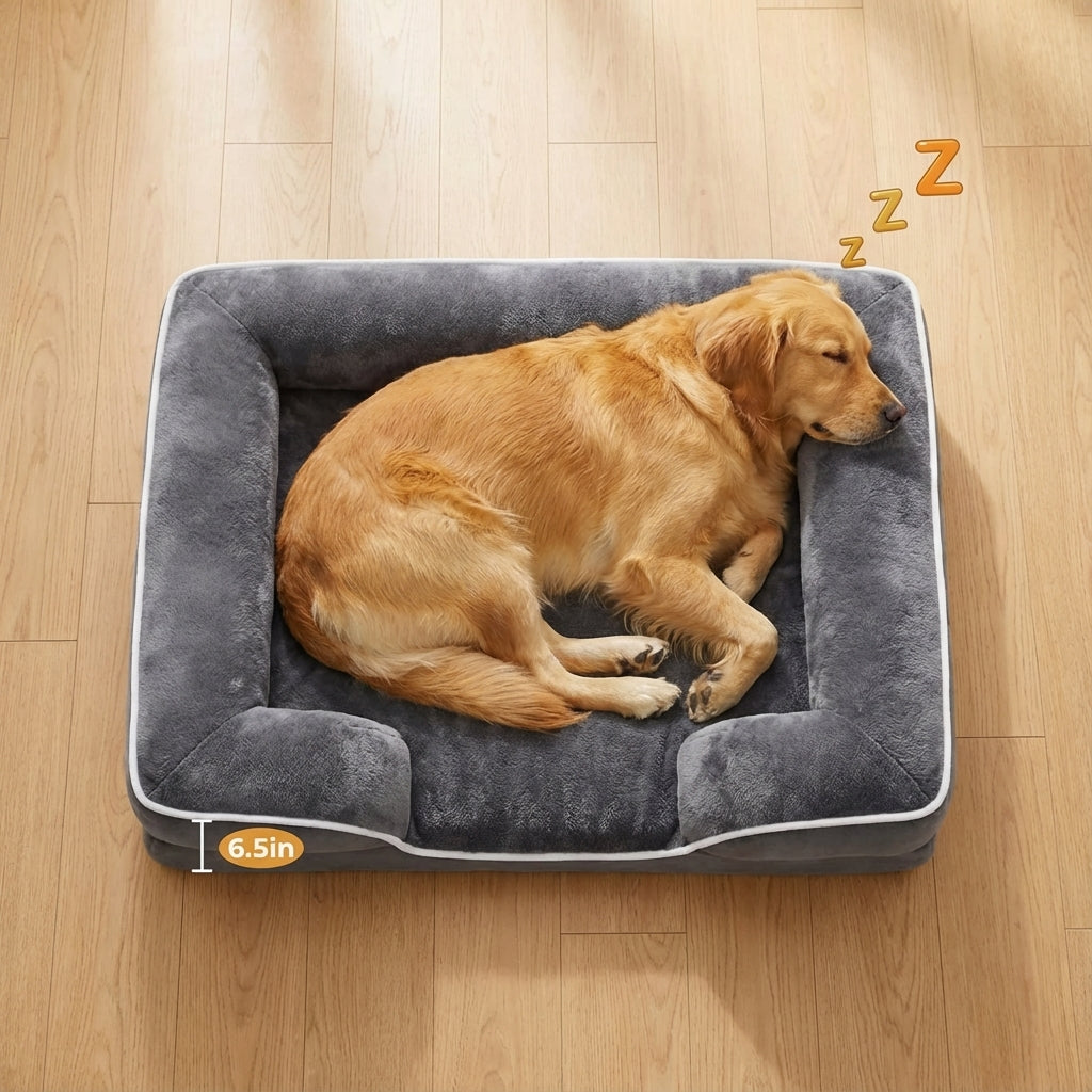 Premium Memory Foam Dog Bed